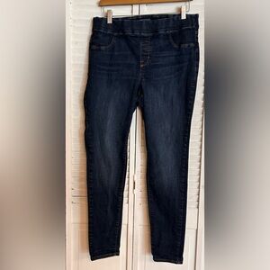 Old Navy RockStar womens size 14 Regular pull on skinny stretch  blue jeans